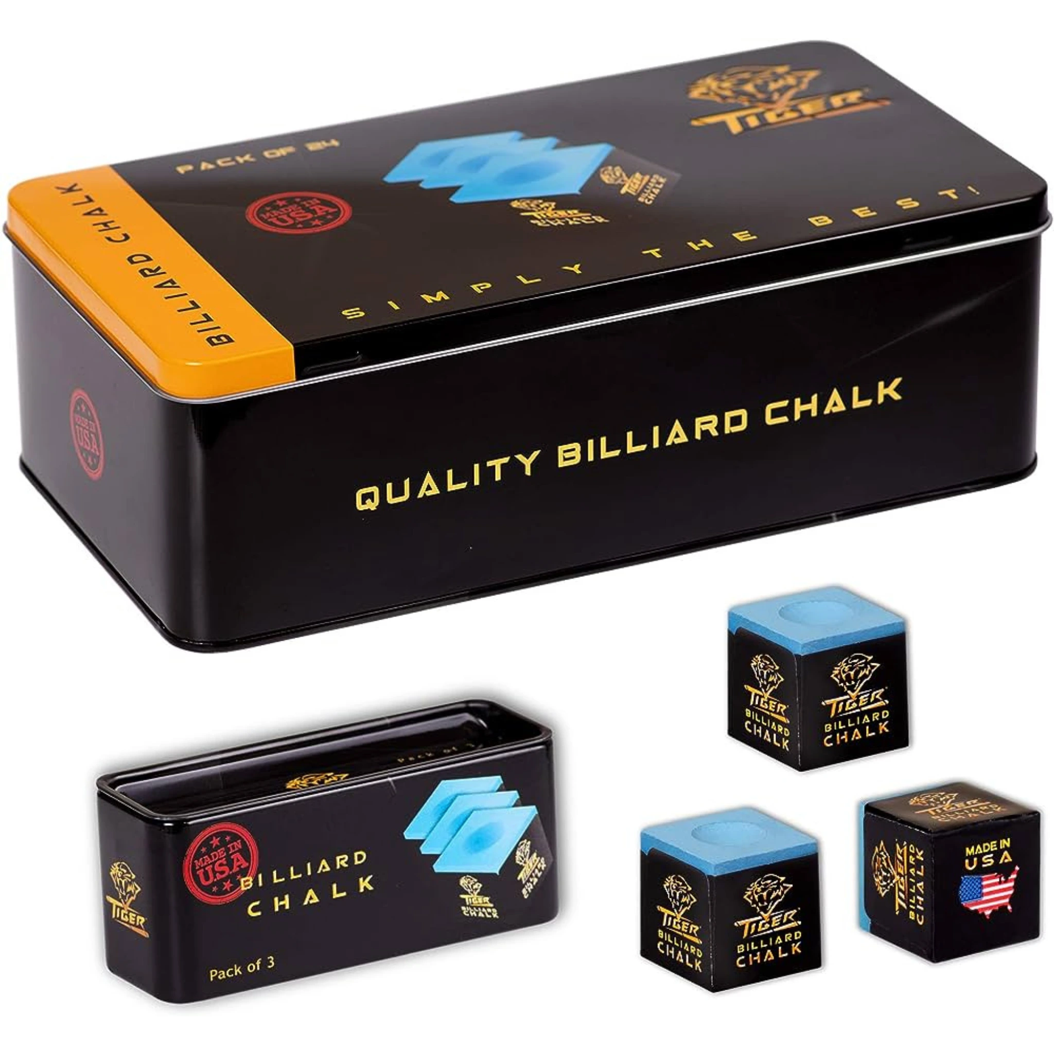 Caixa com 3 Giz Tiger Caixa com 3 Giz Tiger